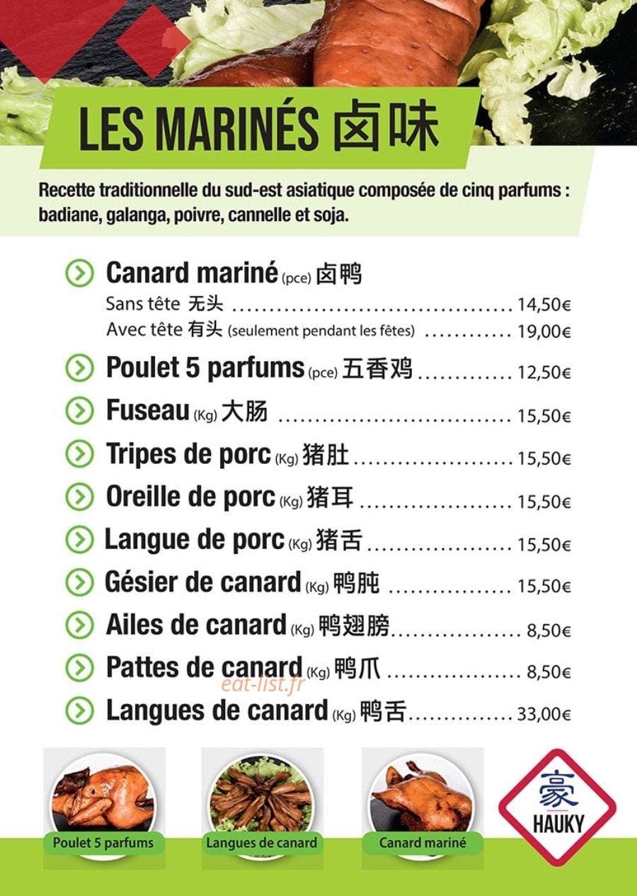 Hauky — carte page 2