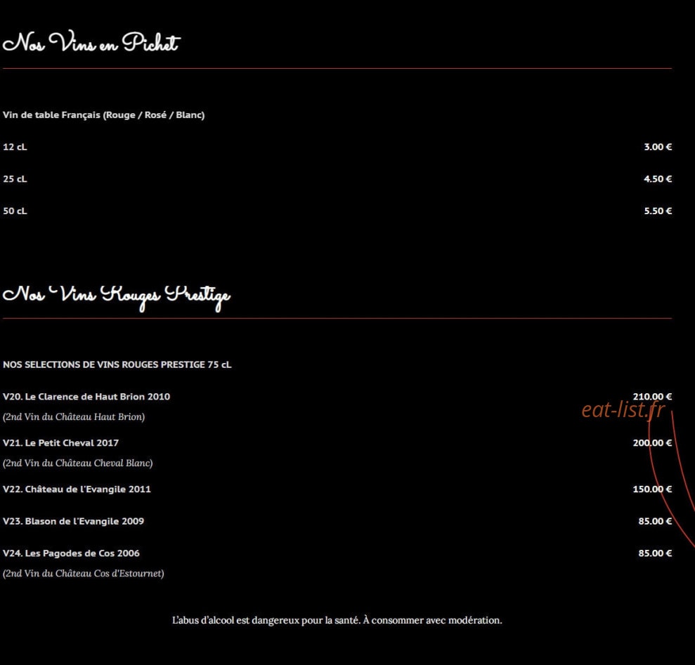 New Saigon — carte page 19