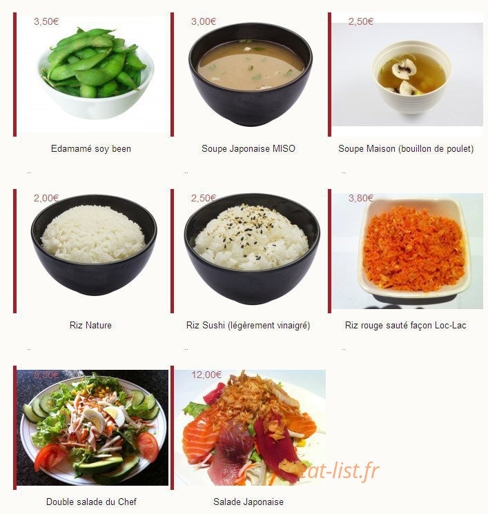 Tanaka — carte page 2