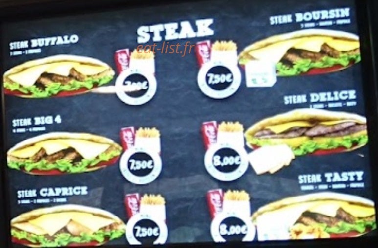 Chiken Time's — carte page 8