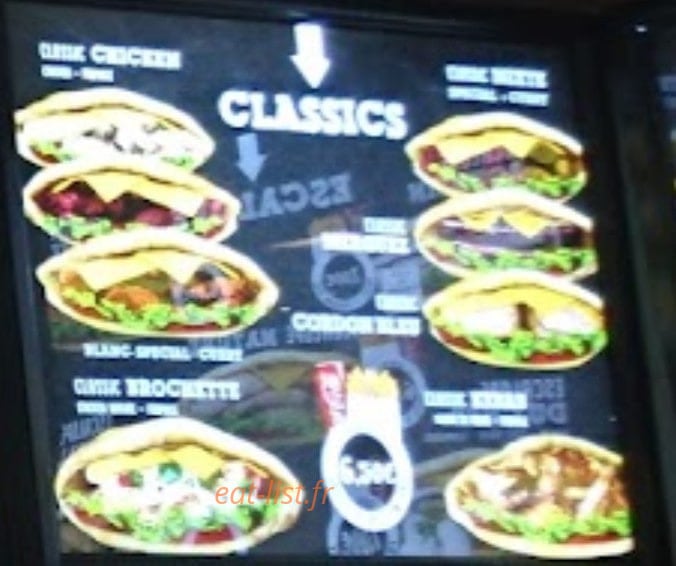 Chiken Time's — carte page 5