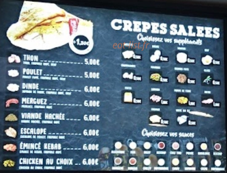 Chiken Time's — carte page 3