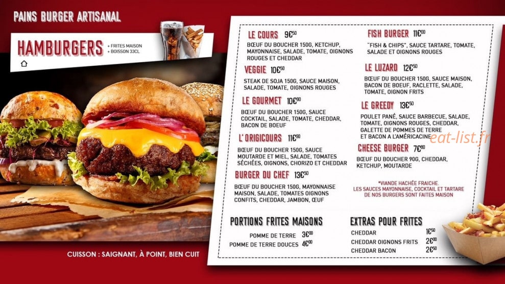 La cours des gourmands — carte page 1