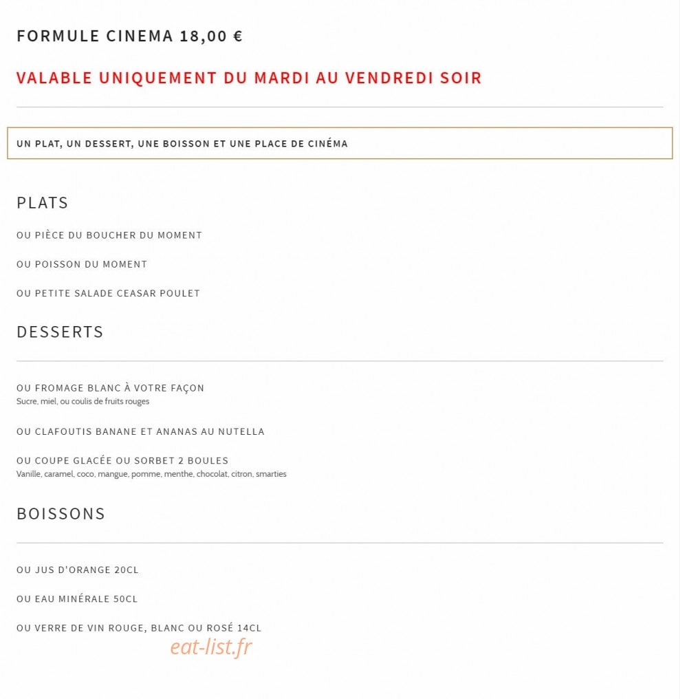 Le relais du buisson — carte page 6