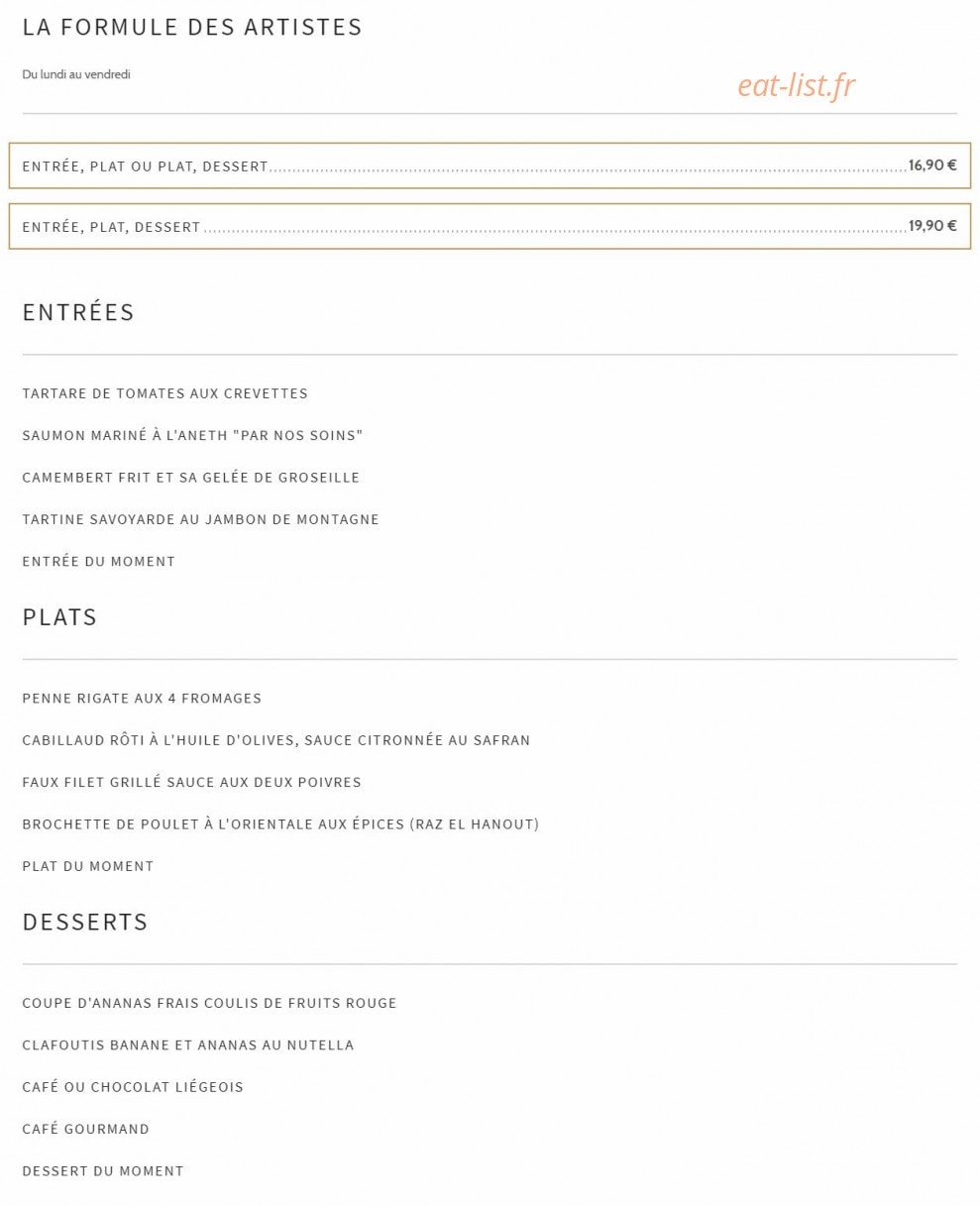 Le relais du buisson — carte page 3