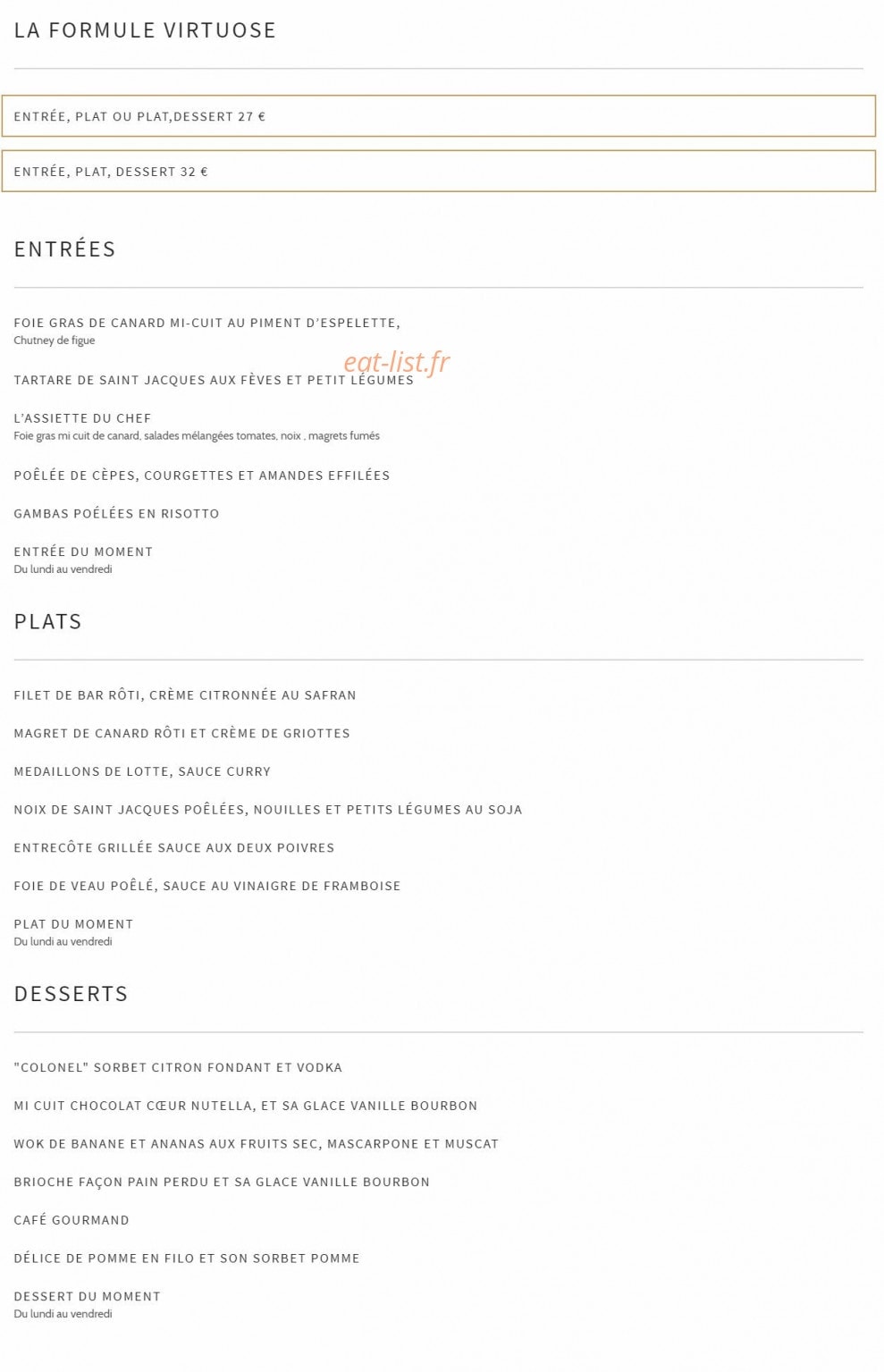 Le relais du buisson — carte page 4