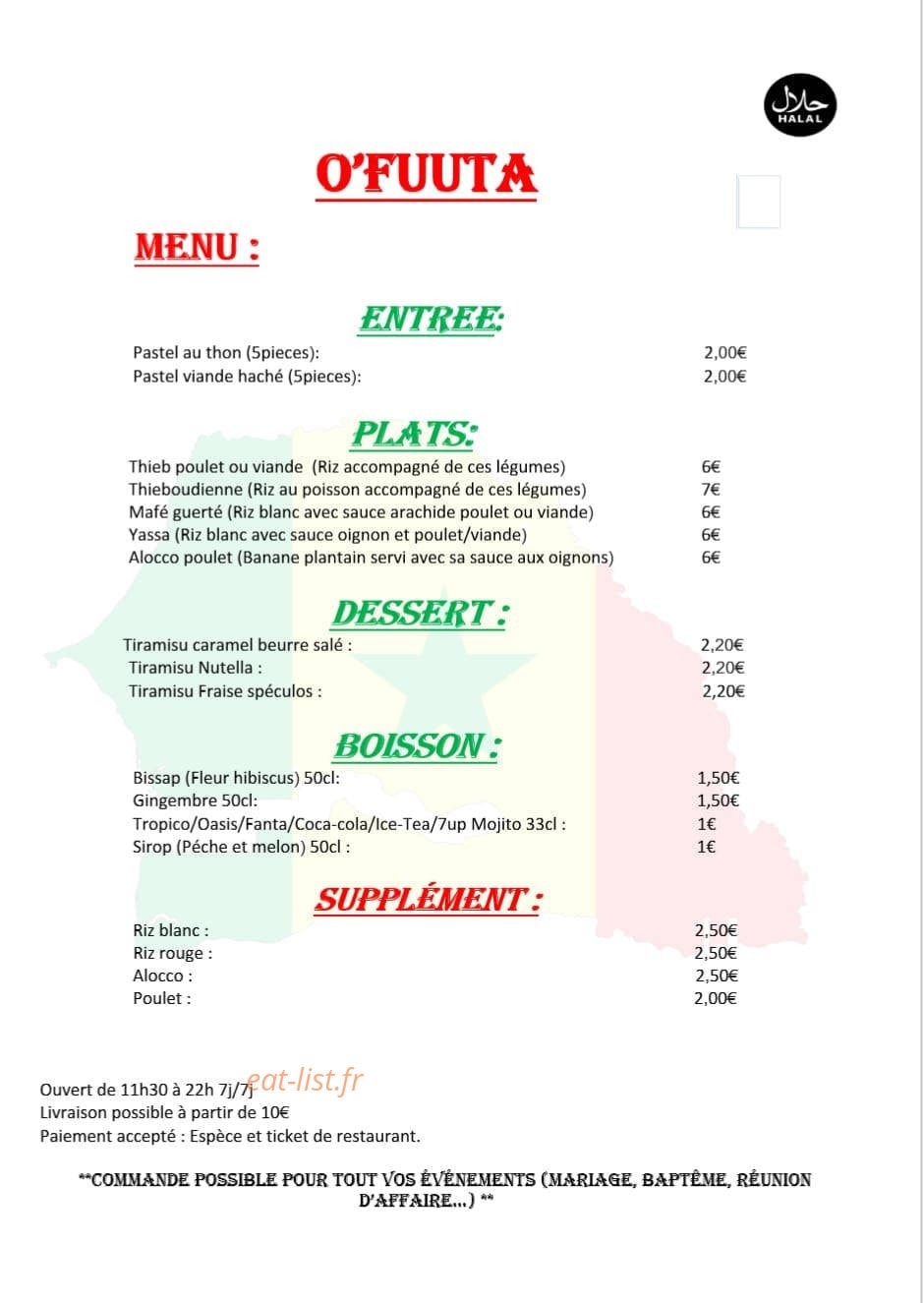 O'Fuuta — carte page 1