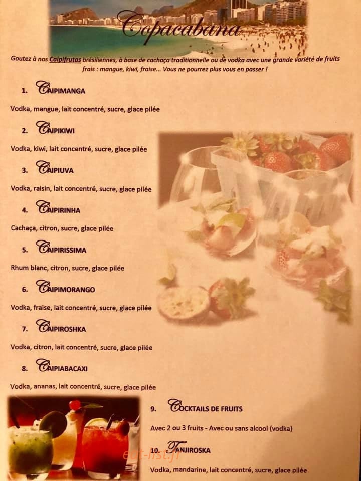 Copacabana — carte page 1