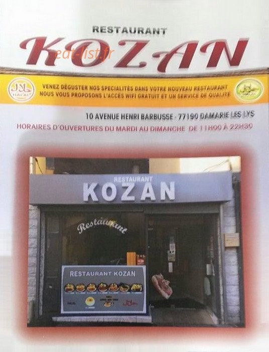Kozan — carte page 1