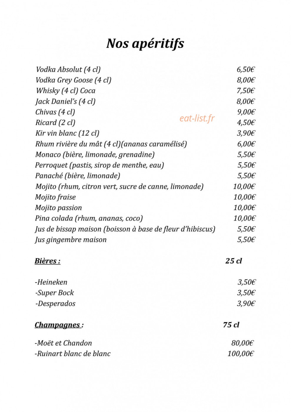 Le Continental — carte page 4