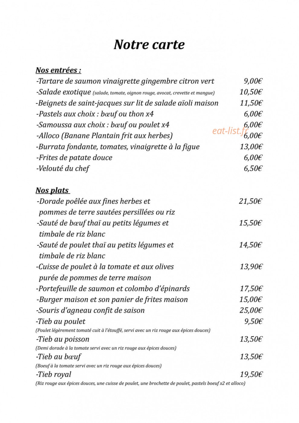 Le Continental — carte page 3