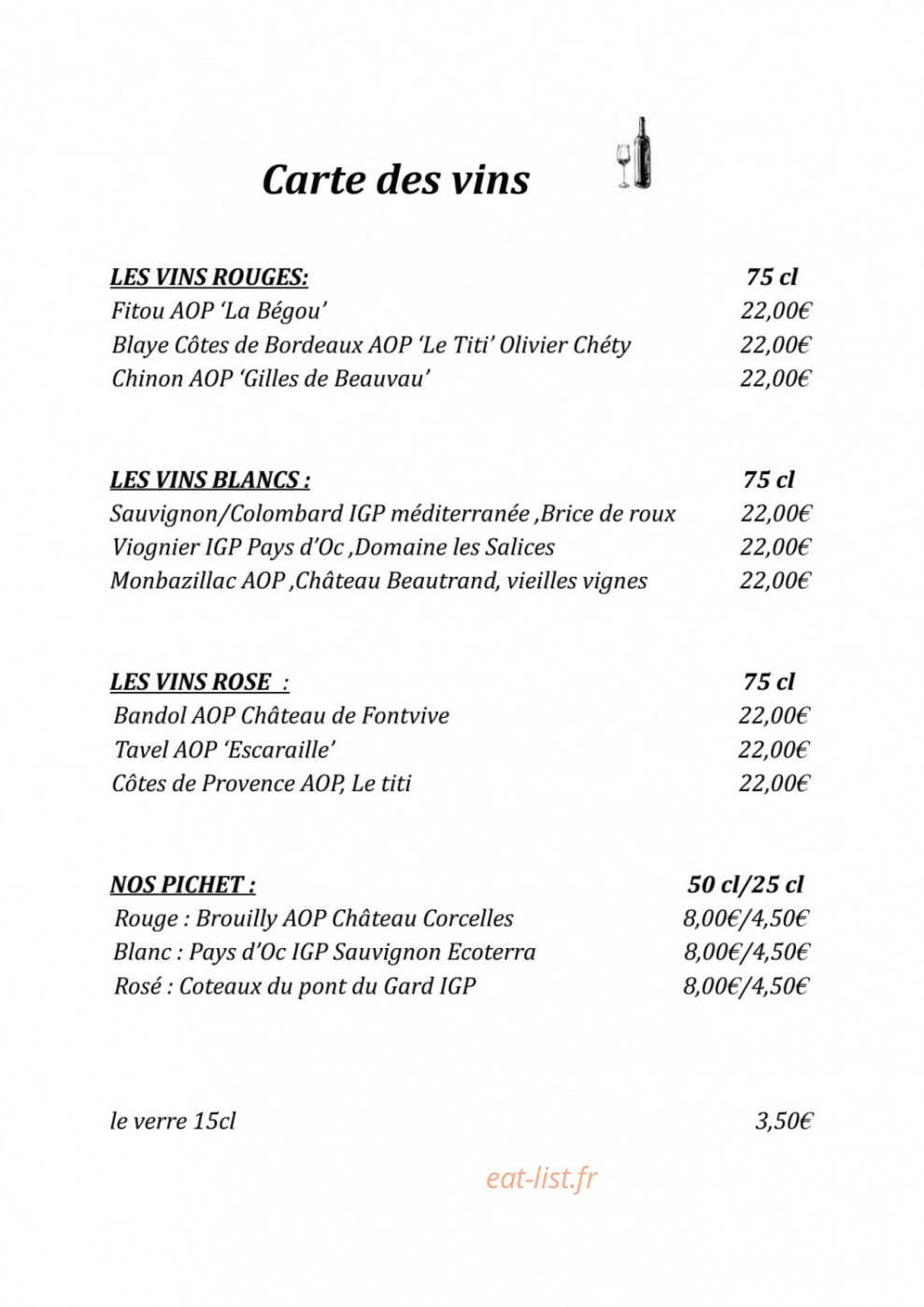 Le Continental — carte page 6