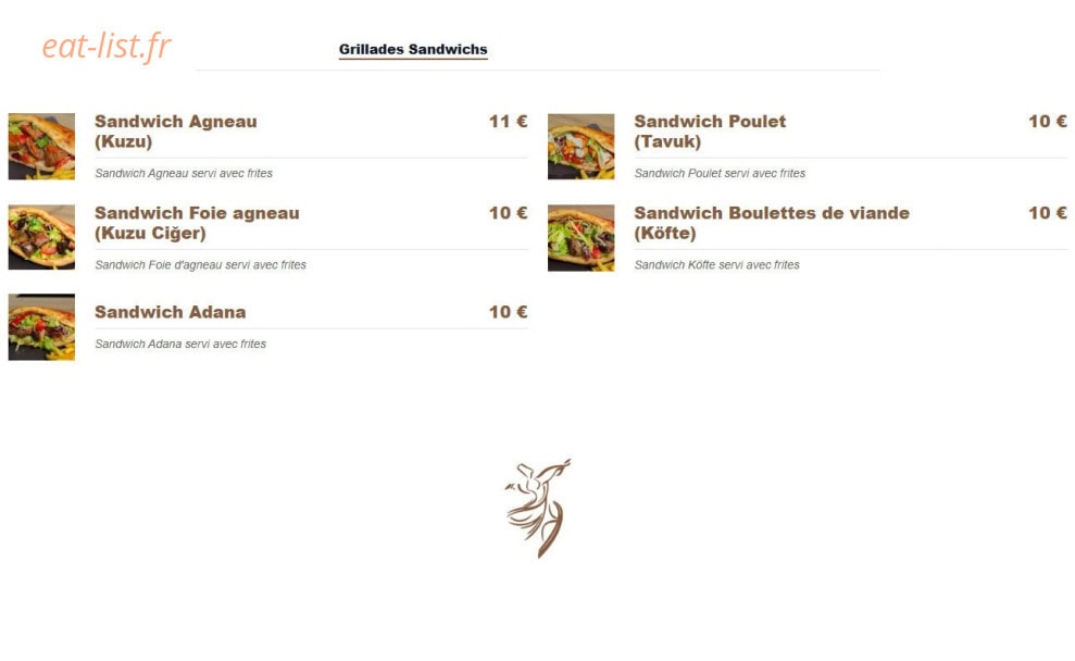 Mevlana etliekmek Grill — carte page 2