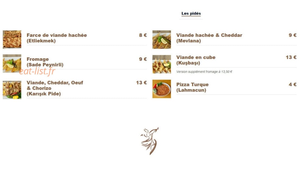 Mevlana etliekmek Grill — carte page 4