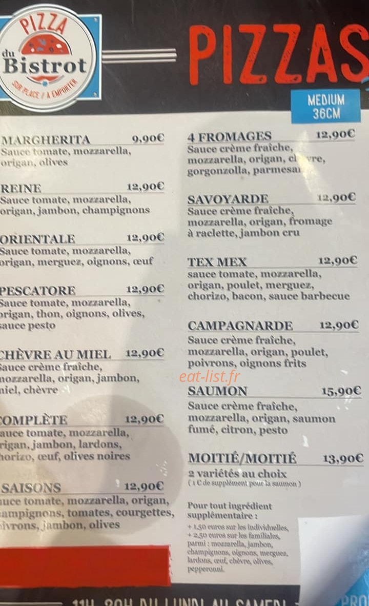 Mon Bistrot — carte page 2