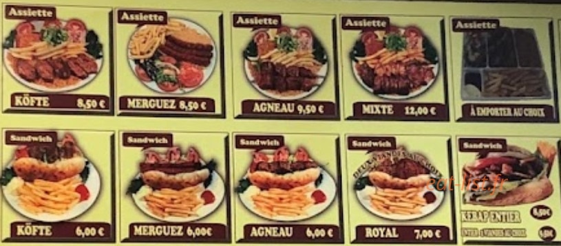 Restaurant Ezo — carte page 2