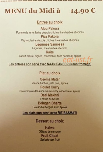 Royal sultan — carte page 2