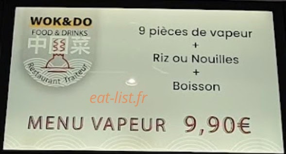 Wok & Do — carte page 2
