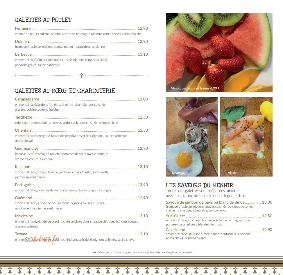 Le Menhir — carte page 4