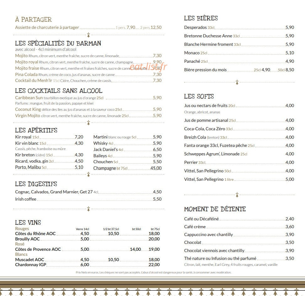 Le Menhir — carte page 2