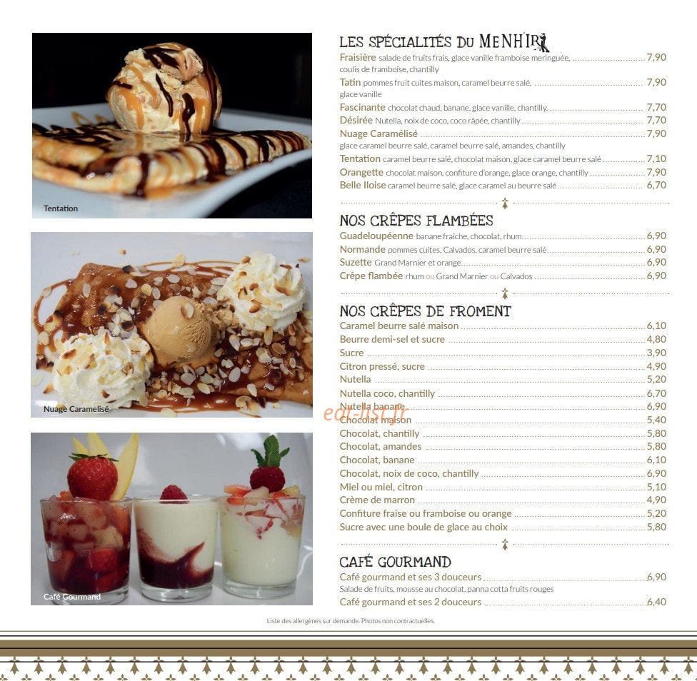 Le Menhir — carte page 7