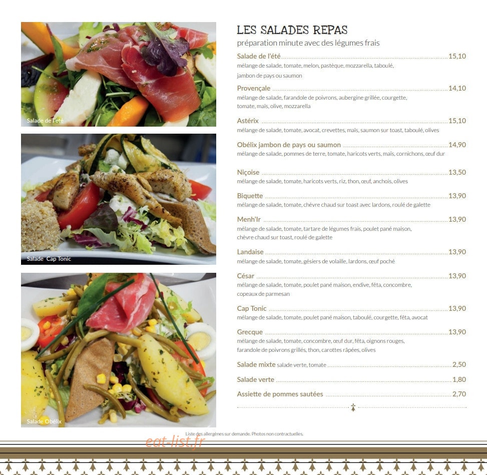 Le Menhir — carte page 3