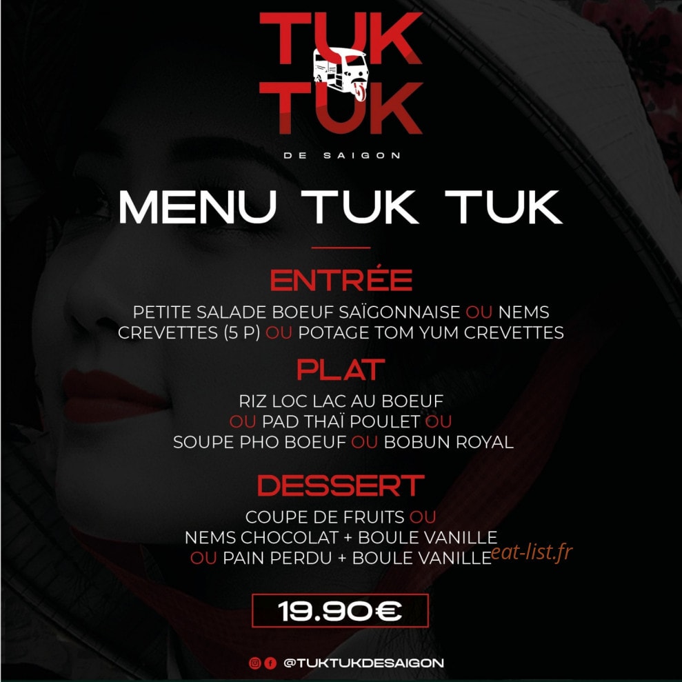 Le Tuk Tuk de Saïgon — carte page 3