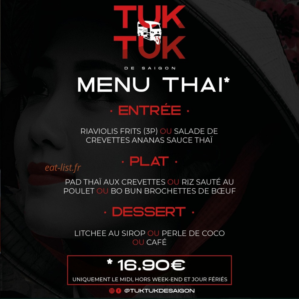 Le Tuk Tuk de Saïgon — carte page 1