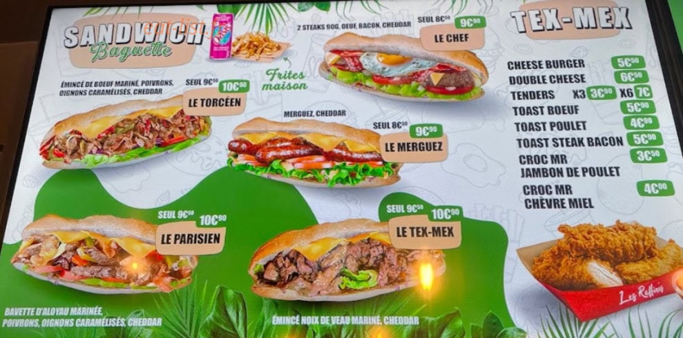 Les raffinés — carte page 2
