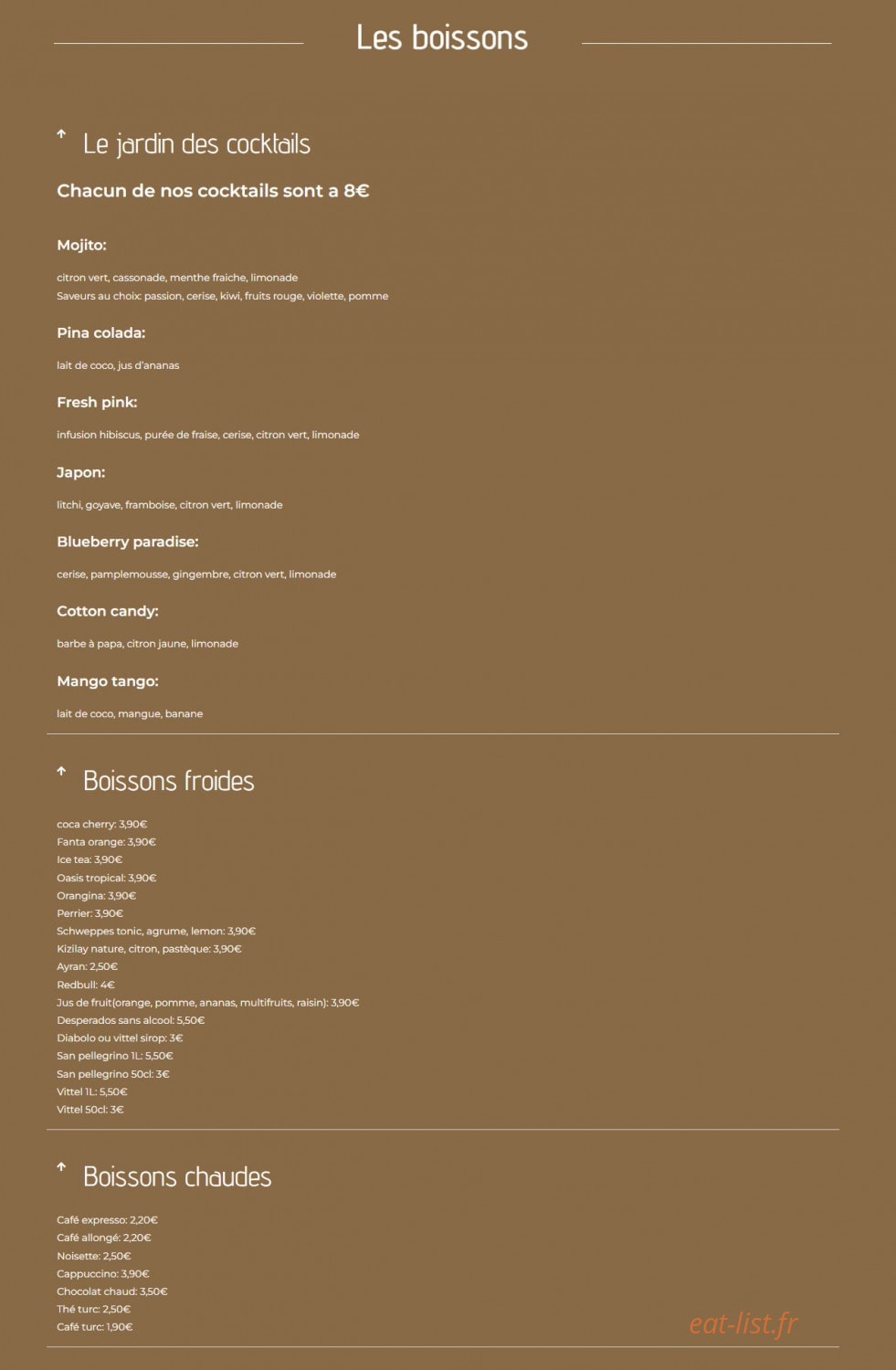 Ô Bam — carte page 4