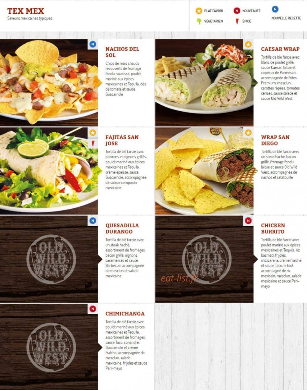 Old Wild West — carte page 7
