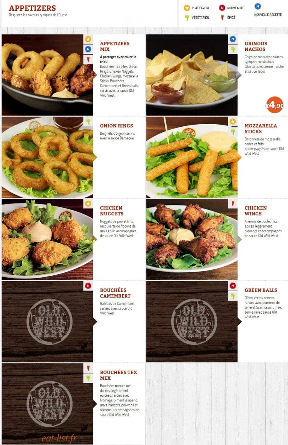 Old Wild West — carte page 1