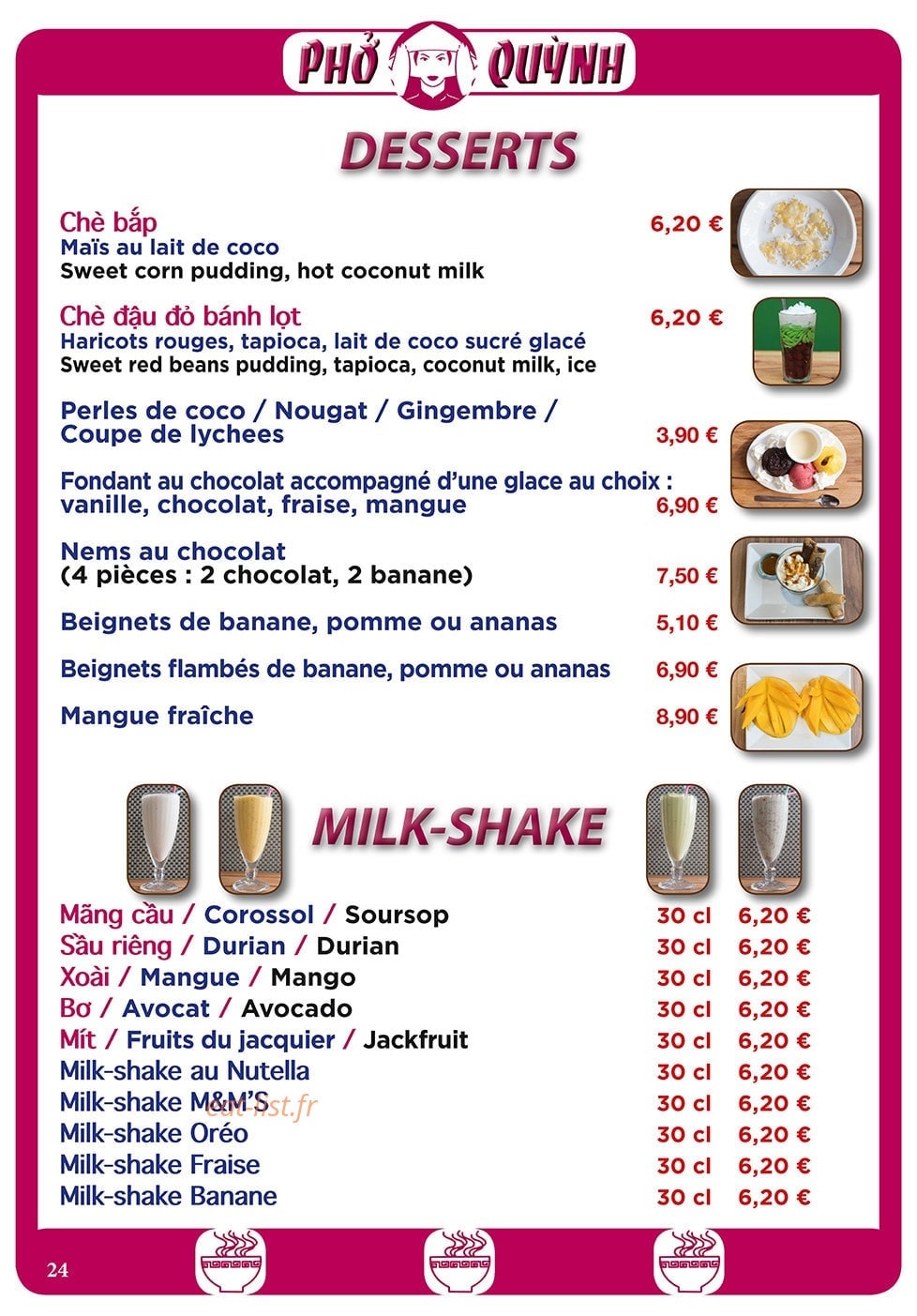 Pho Quynh — carte page 24