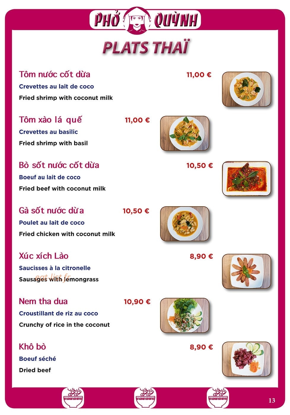 Pho Quynh — carte page 13