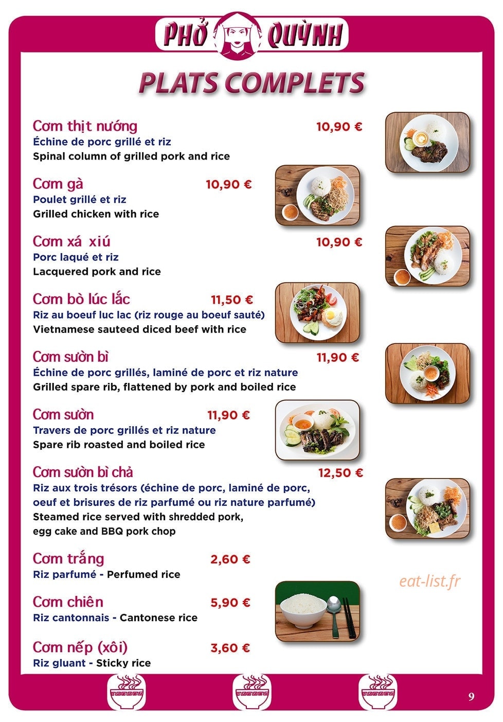 Pho Quynh — carte page 9