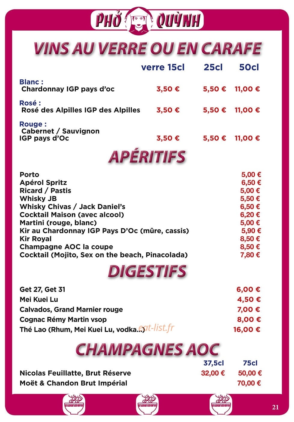 Pho Quynh — carte page 21