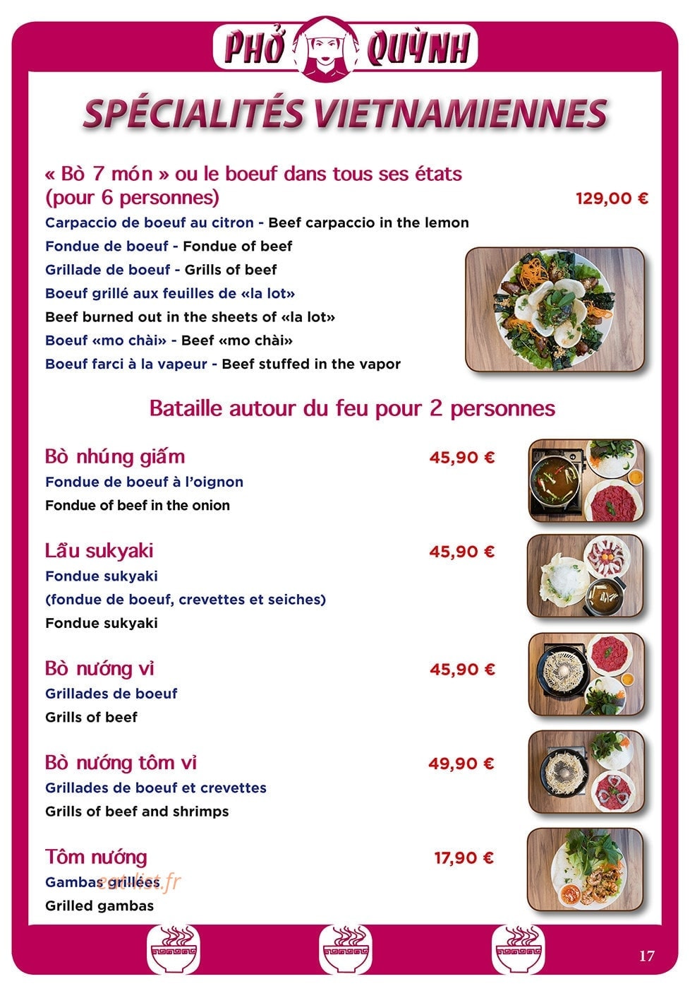 Pho Quynh — carte page 16
