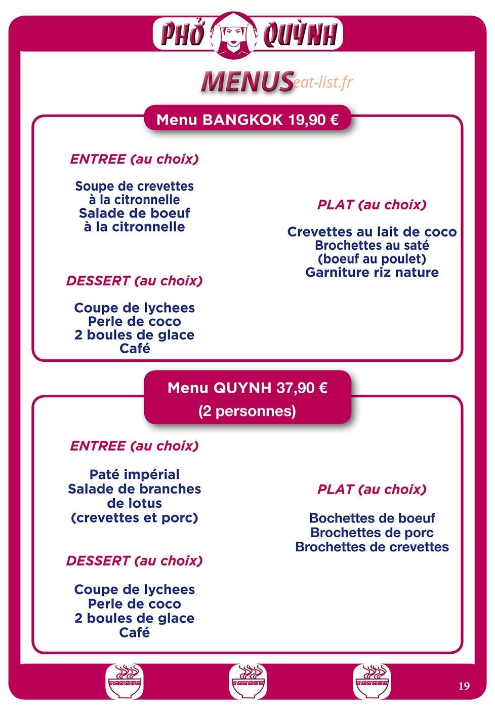 Pho Quynh — carte page 19