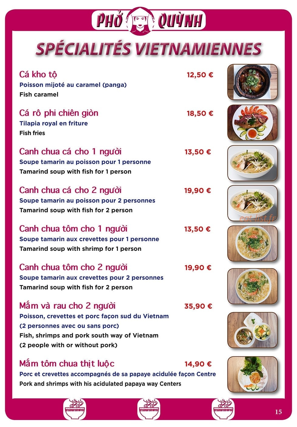 Pho Quynh — carte page 15