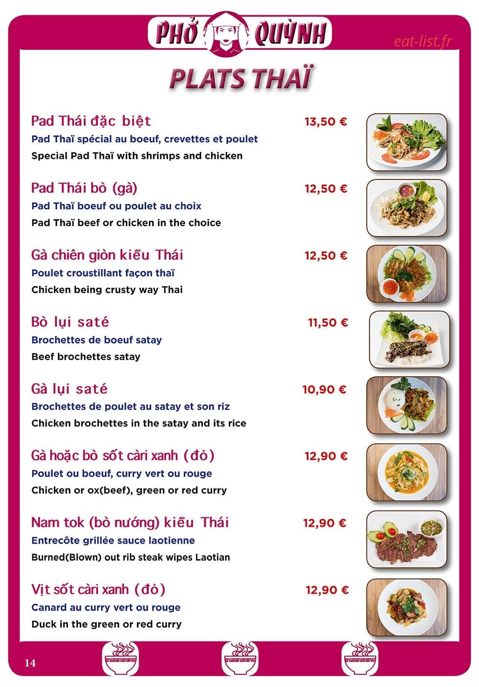 Pho Quynh — carte page 14