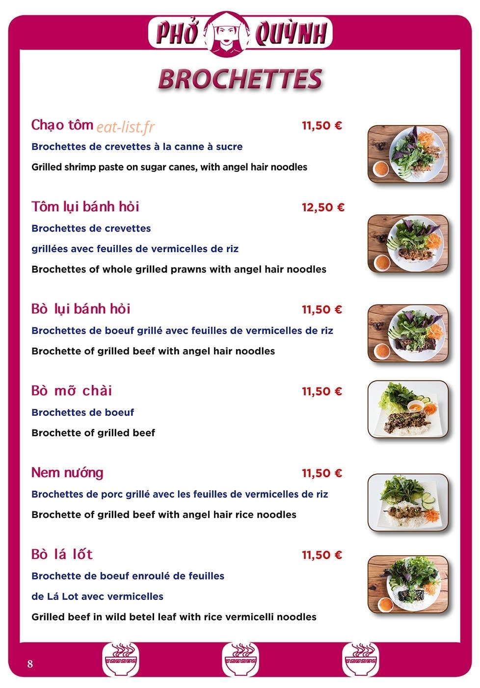 Pho Quynh — carte page 8