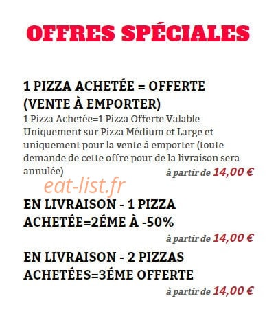 Pizzeria les 3 grains — carte page 2