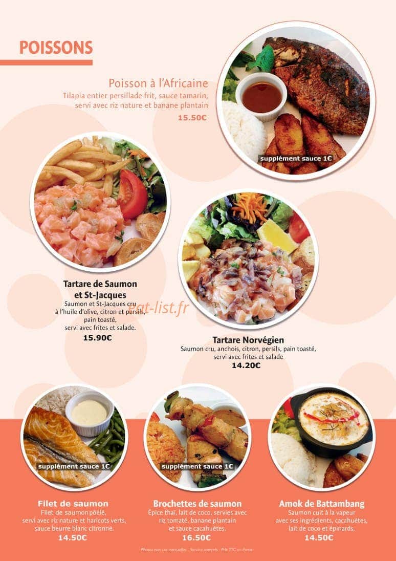 Saveur du Monde — carte page 9