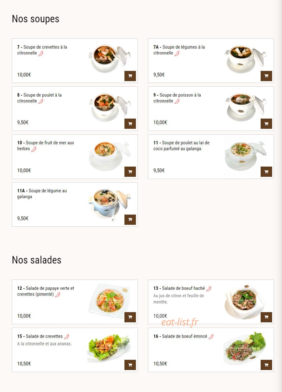 Domaine du Magnat — carte page 2