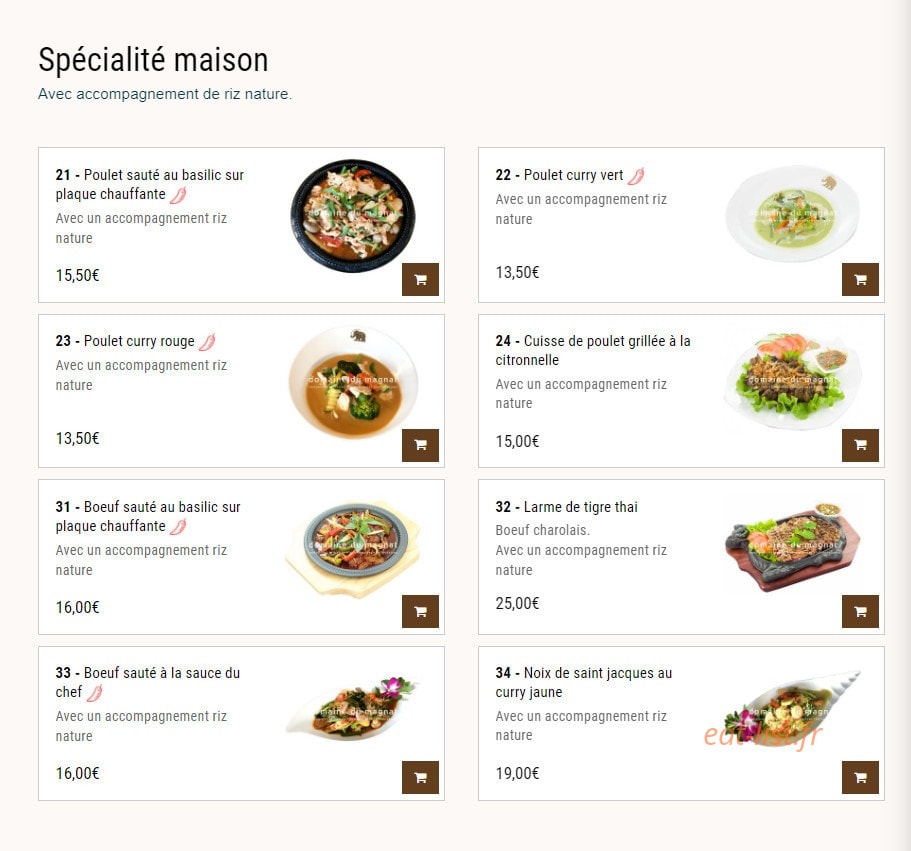 Domaine du Magnat — carte page 3