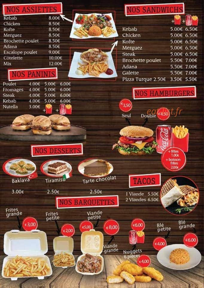 Kebab İzmir — carte page 1