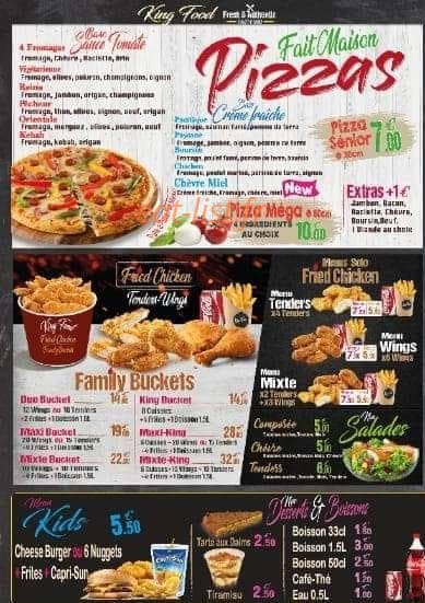 King-Food — carte page 2