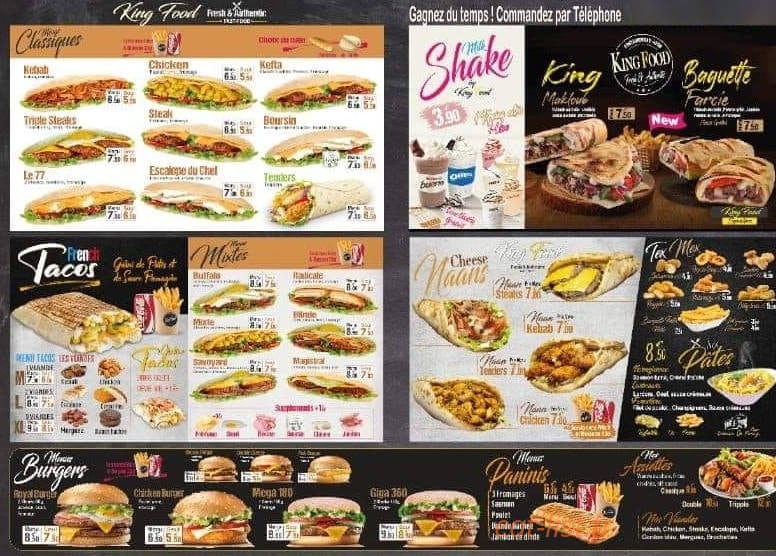 King-Food — carte page 3