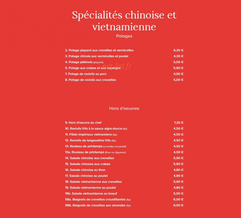 Dragon Céleste — carte page 1