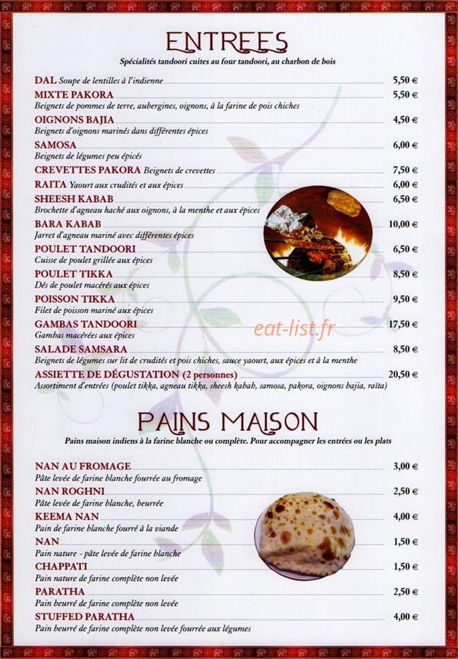 Comptoir des indes — carte page 1